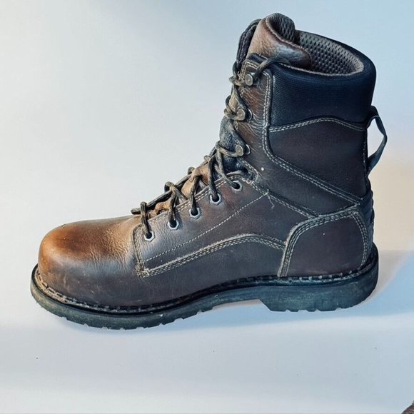 GEORGIA BOOT Multi Purpose Elite Work Boots GB00318 Brown Leather Size 10M - Picture 6 of 13